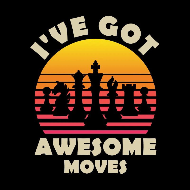 Chess Got Moves Retro Chess Pieces Chess