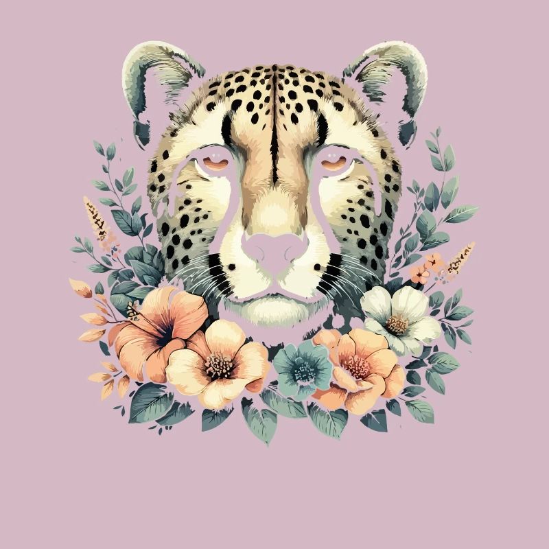 Guépard Fleurs de guépard