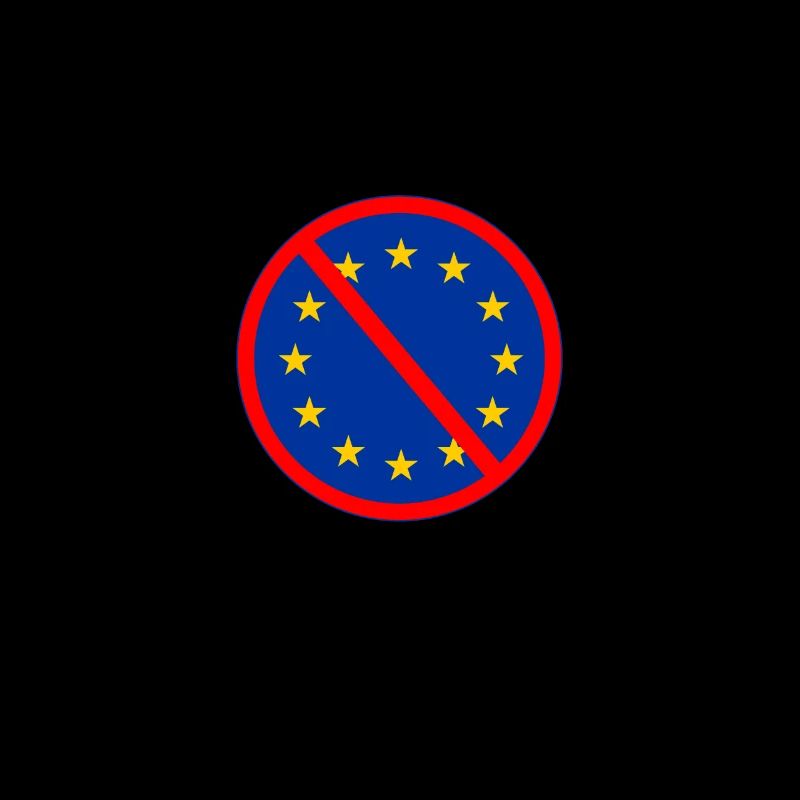 Anti EU - Love Europe Hate EU Stamp Brexit Dexit