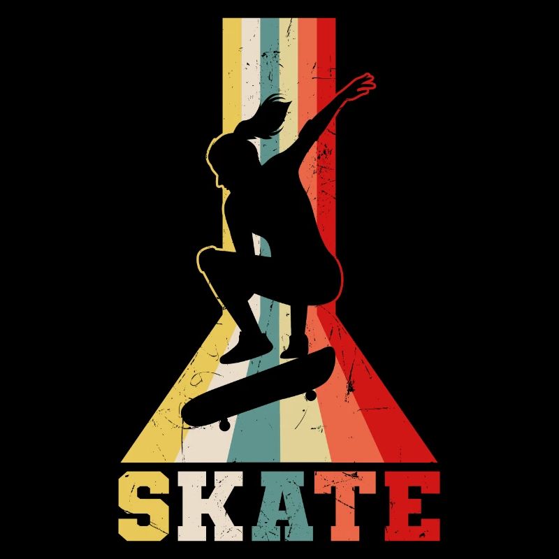 Fille patineuse