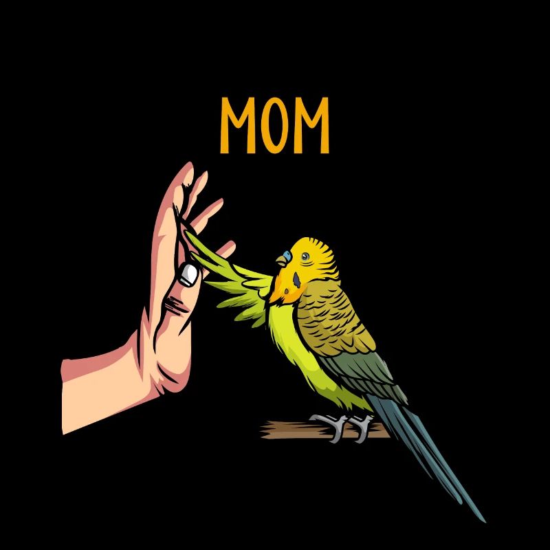 Wave Parakeet Mama Bird Owner