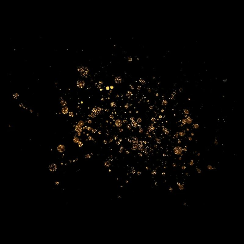 Blobs dorés