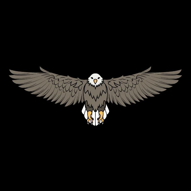 Pygargue à tête blanche Flying Cool Eagle Lovers