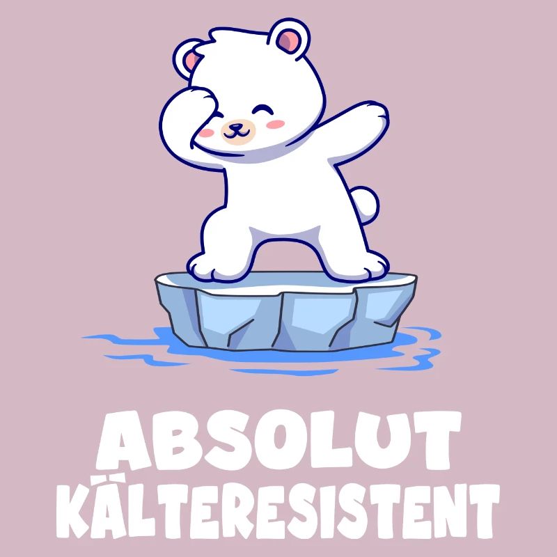 eisbader kälteresistenter eisbär geht eisbaden