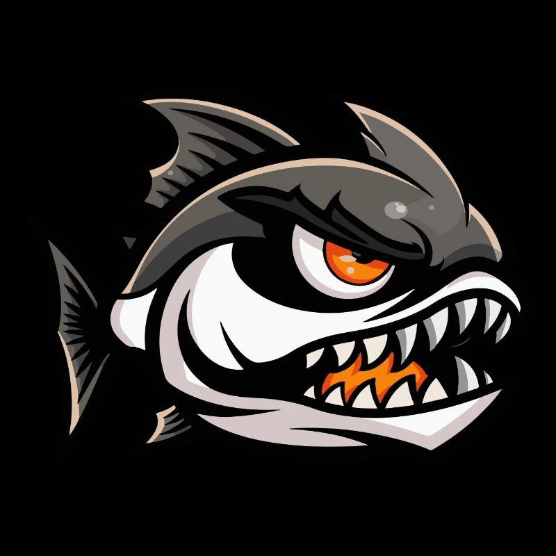 Piranha Fish Comic