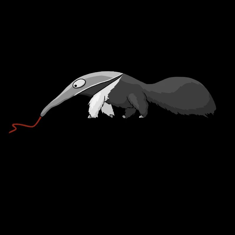 funny anteater on ant hunt cool gift