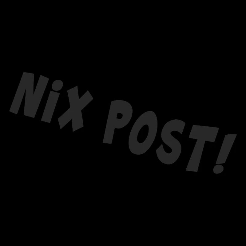 post postbote flaschenpost "nix post"