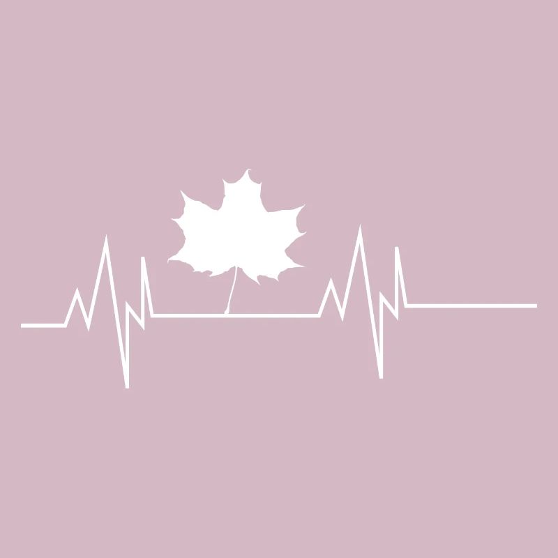 Autumn Maple Leaf Heartbeat