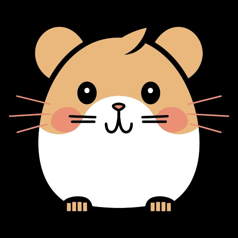 Mignon Humour petit hamster