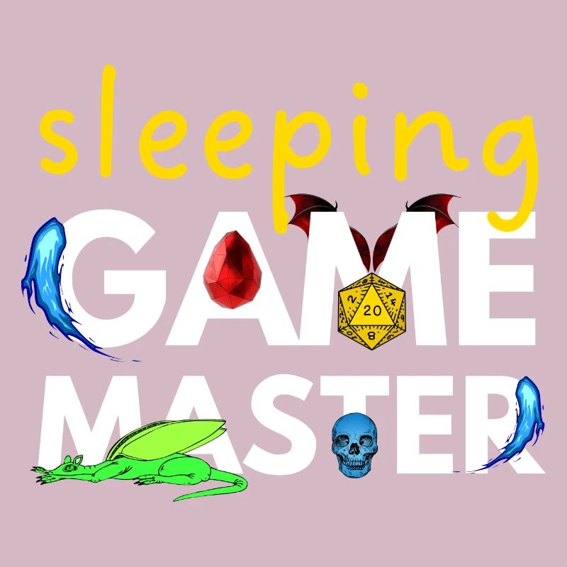 SLEEPING GAME MASTER DRAGONS ADVENTURES RPG
