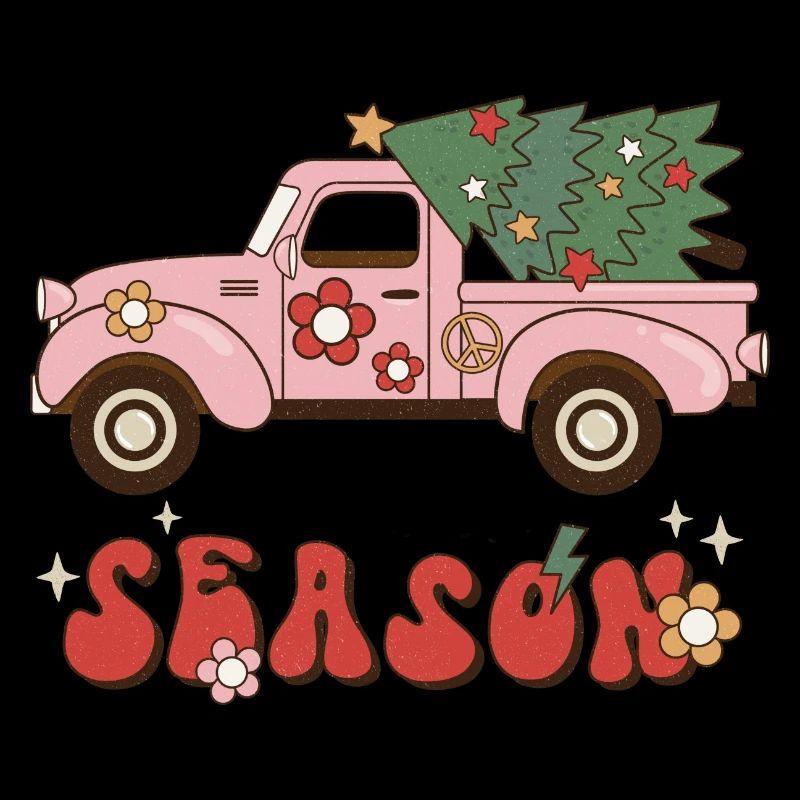 Saison Saison Noël Rétro Chanson de Noël