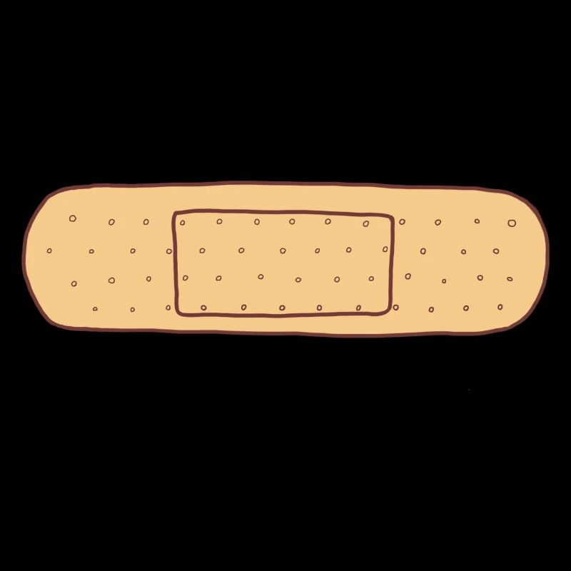 Extrem klebriges Pflaster