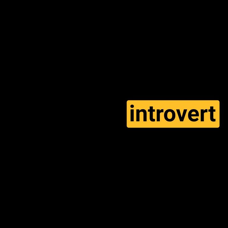 Extroverted introvert (black)
