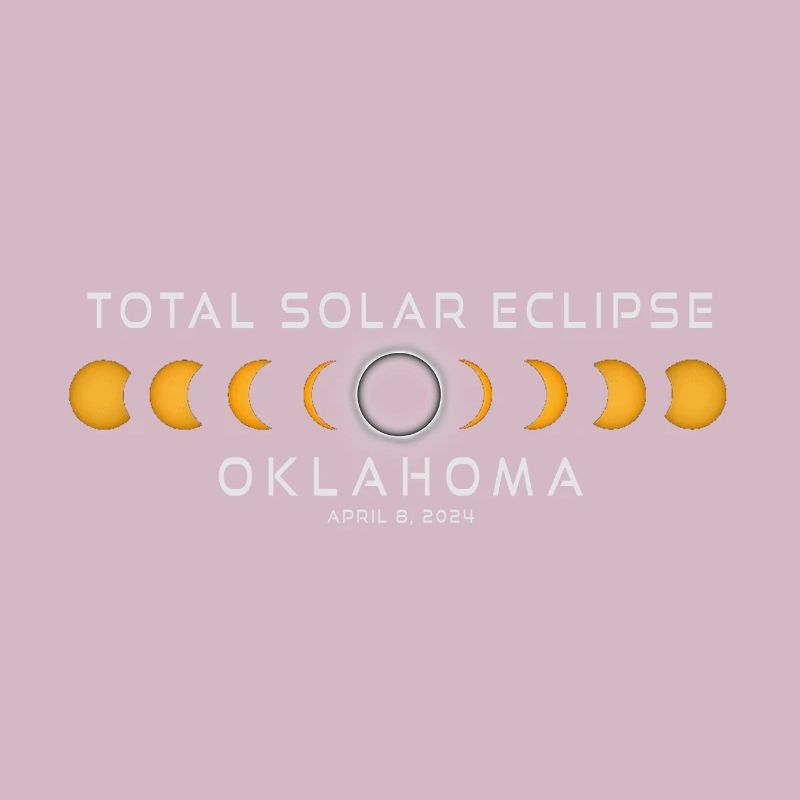 Oklahoma Solar Eclipse 2024 April 8 Souvenir