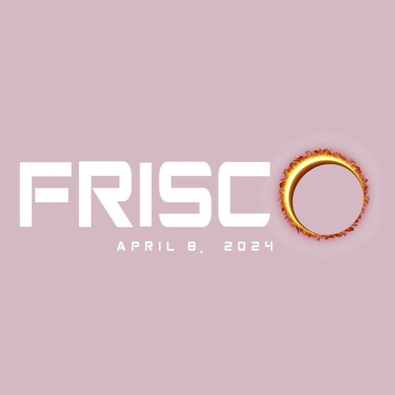 Frisco Texas 2024 Eclipse Souvenir 8 avril