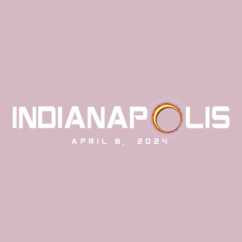 Indianapolis Indiana 2024 Eclipse Souvenir April 8