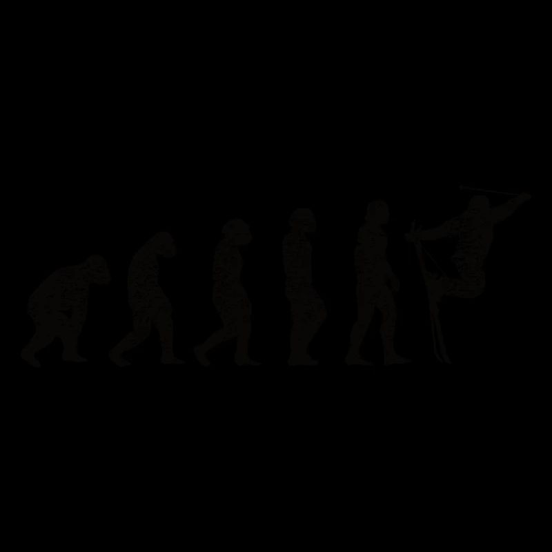 Skiers Evolution Skiing Winter Sports Ski
