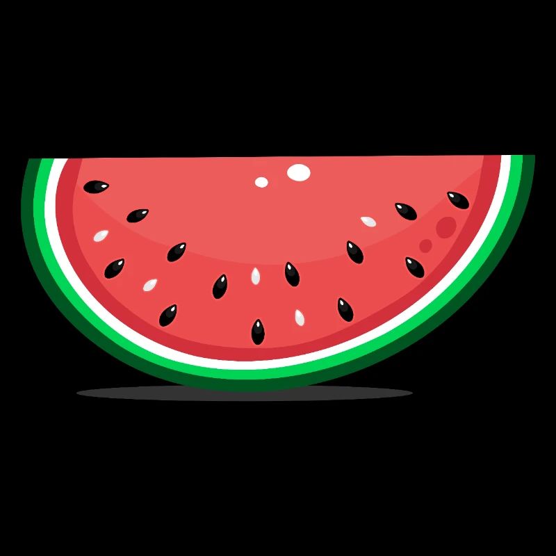 Wassermelone Design Scheibe