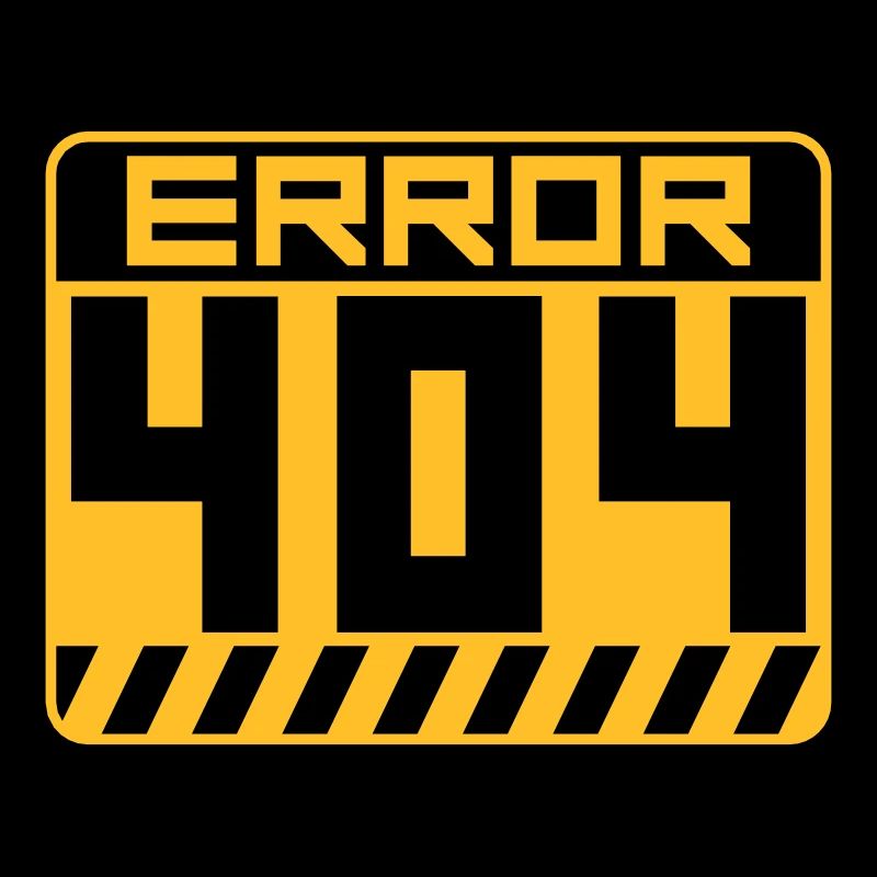 Error 404 Schild Warnung