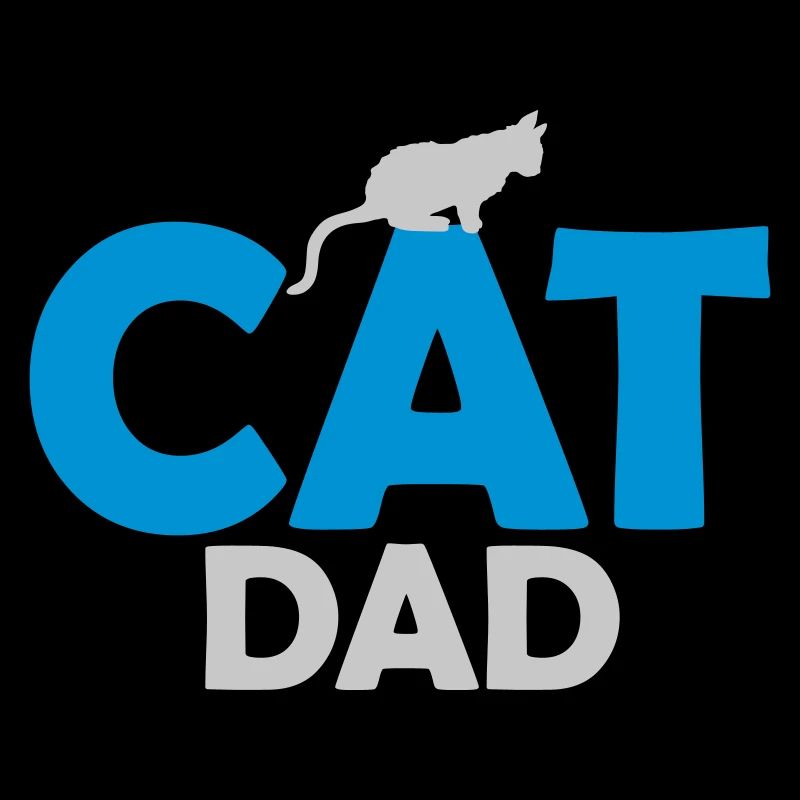 Cat Dad Logo Design