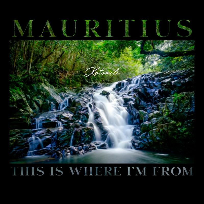 Mauritius This is where I 'm from Forest waterfall