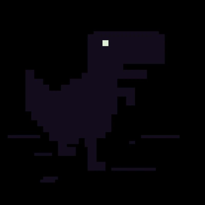 Retro Pixel Dinosaurier