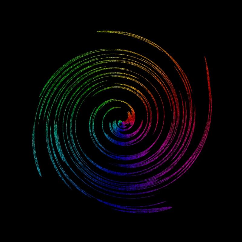 Rainbow whirl oder Regenbogen wirbel