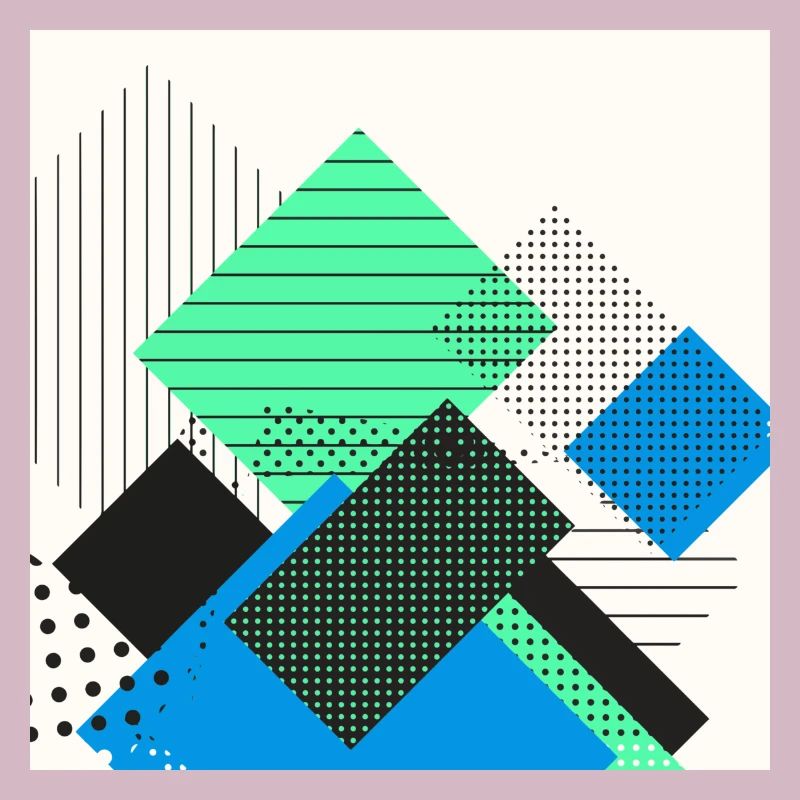 Pastel abstrait rectangles