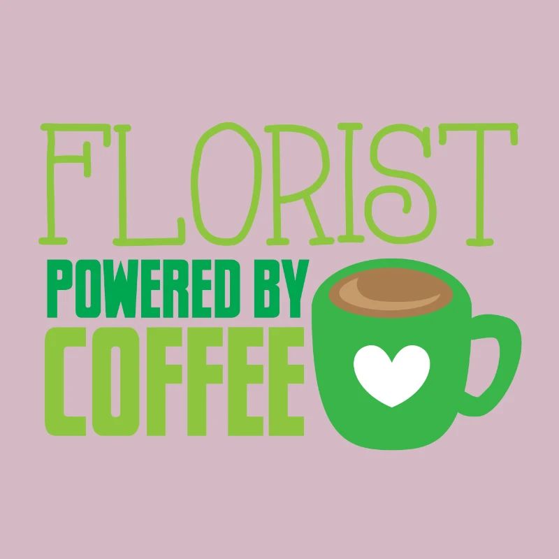 Blumengeschäft mit Kaffee