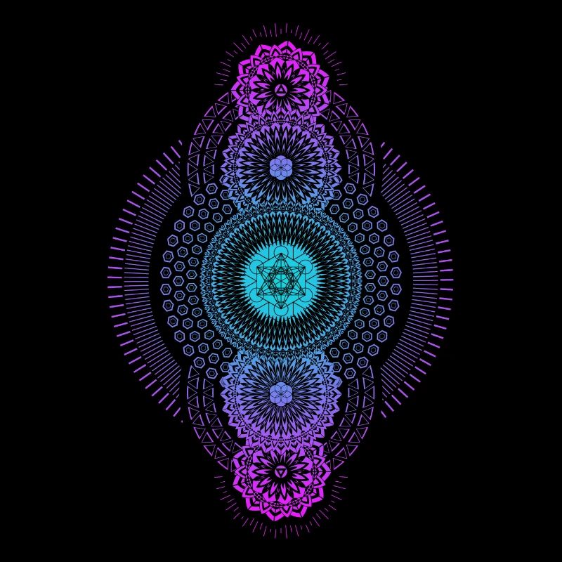 Gradient Geometric Dimension de Metatron