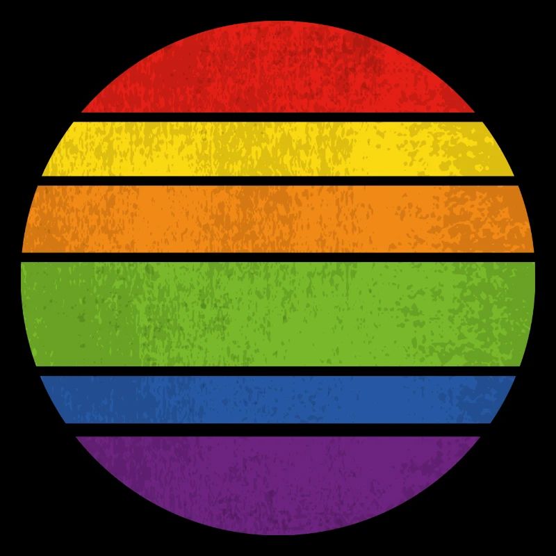 Pride Flag Vintage Rainbow