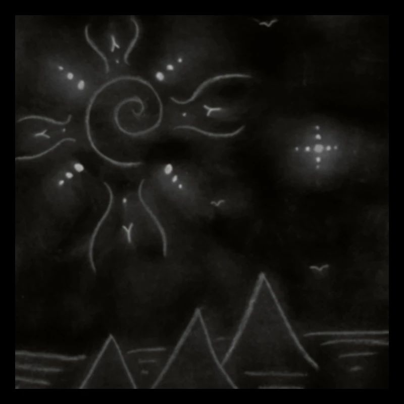 INVERTED SUN AND PYRAMIDS