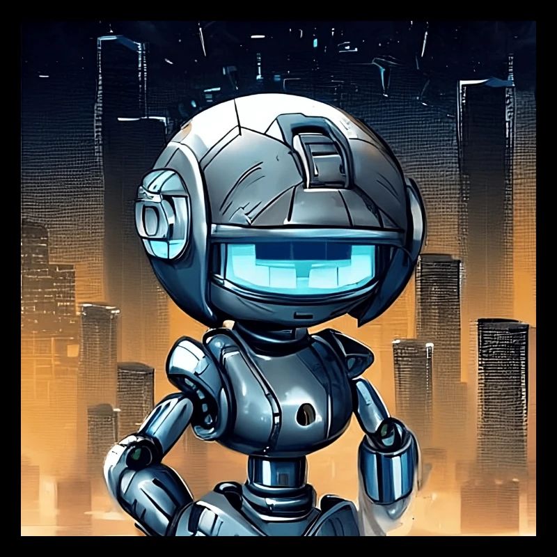 Süßer Roboter