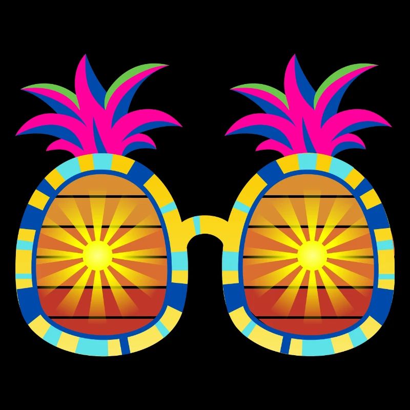 Ananas-Sonnenbrille