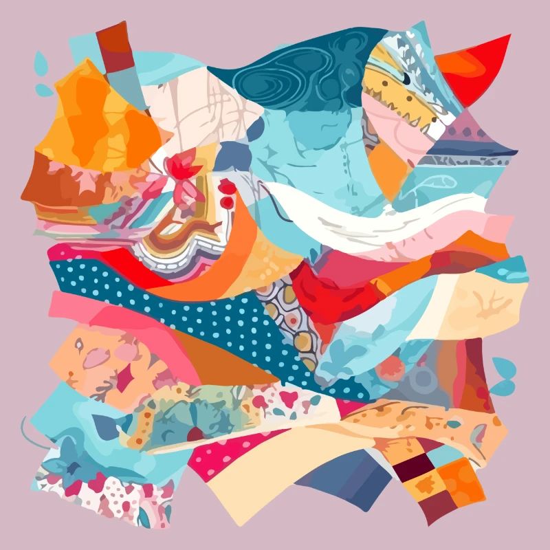 Patchwork aus Stoff Nr. 3