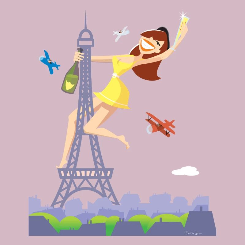 Parisienne Eiffelturm Pole Dance