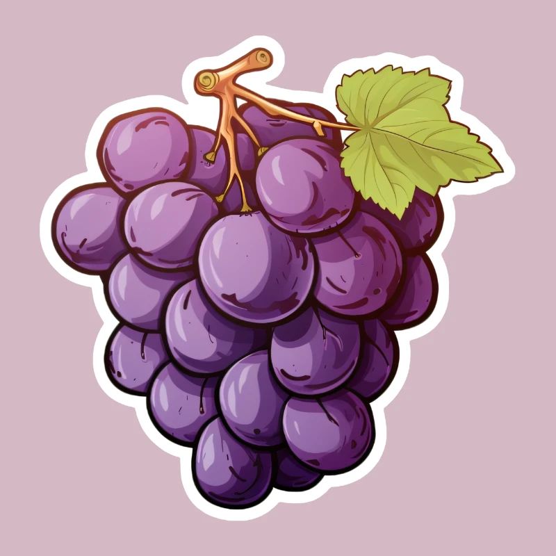 Weintraube oder dunkle Rebe