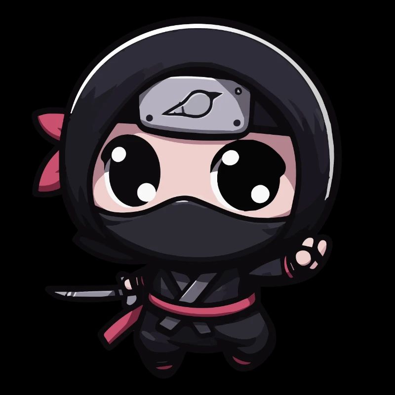 Cute Kawaii Chibi Ninja