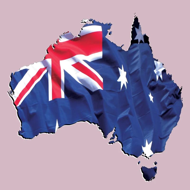 Echte Australien Flagge – Flag Map