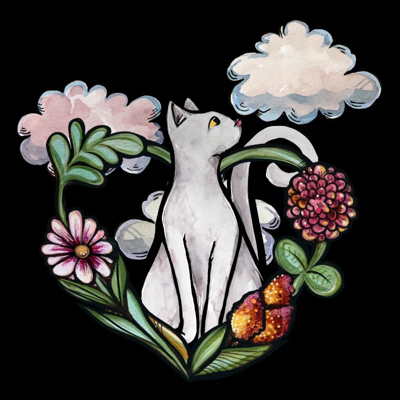 Chat blanc