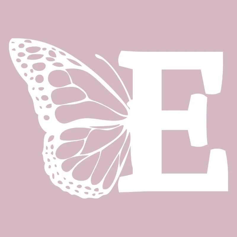 lettre e papillon
