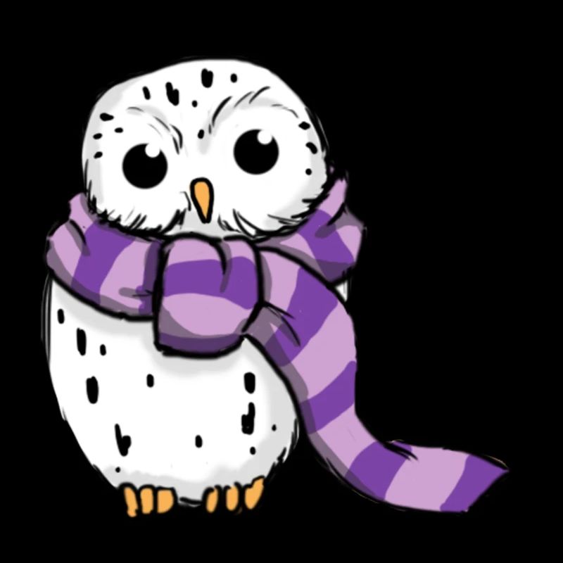 Schneeeule Lila
