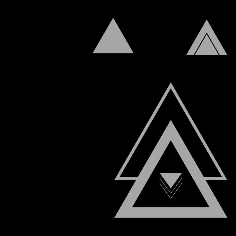 Triangles v2 Modern Geometry Abstract Art abstra