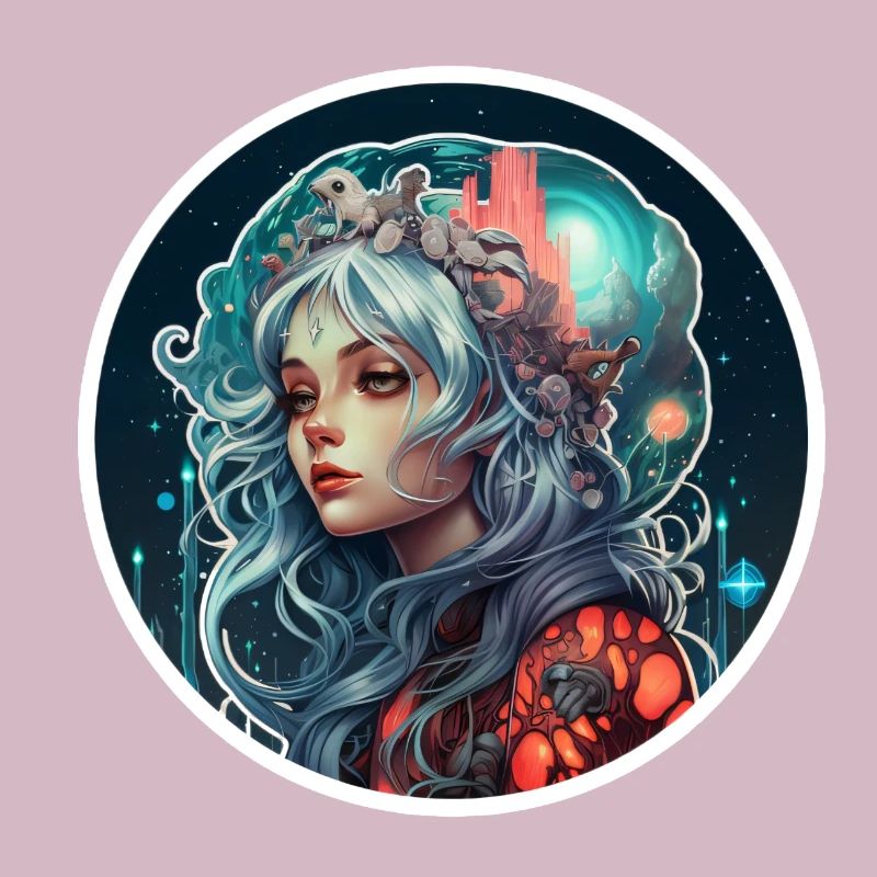 Sci Fi Fantasy Mädchen