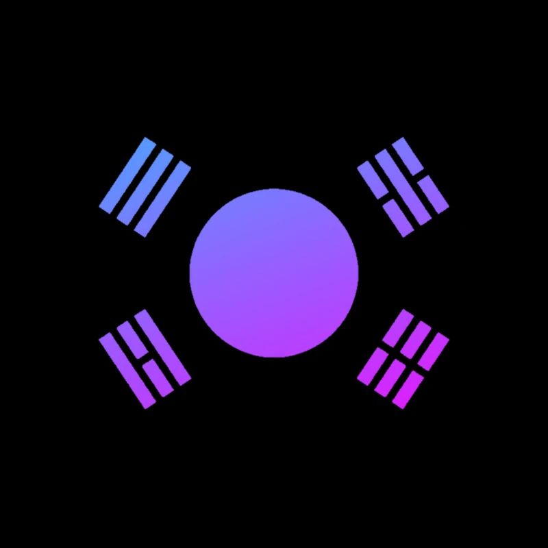 Kpop Style Korea Flagge