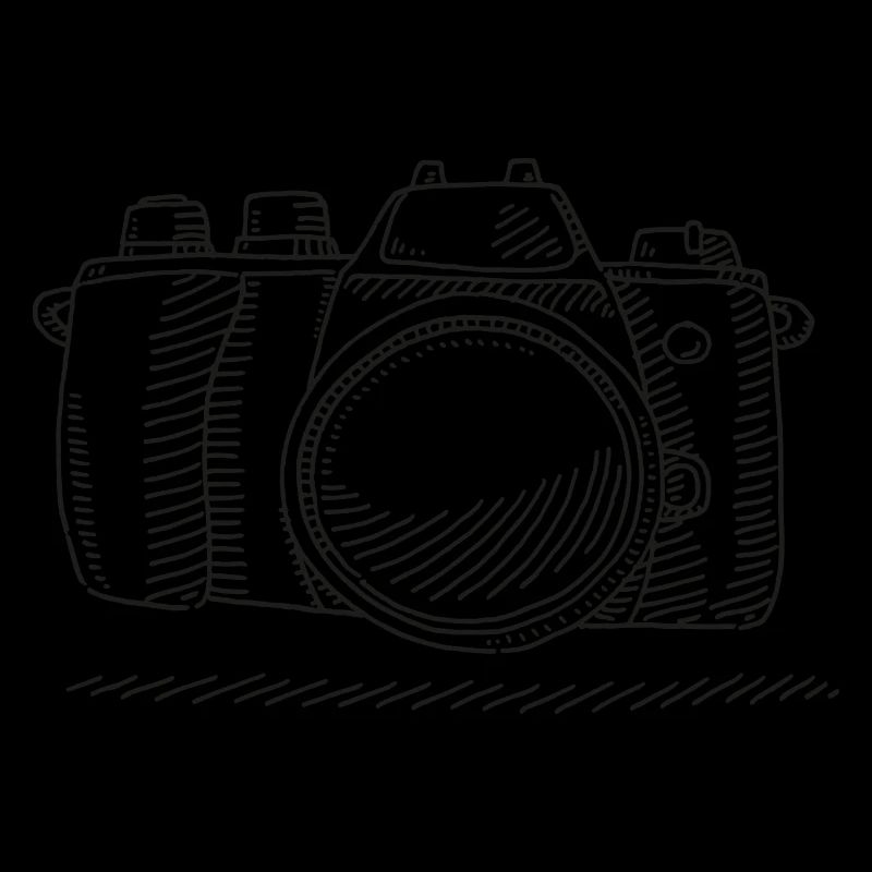 Caméra Caméra Noir et Blanc Dessin