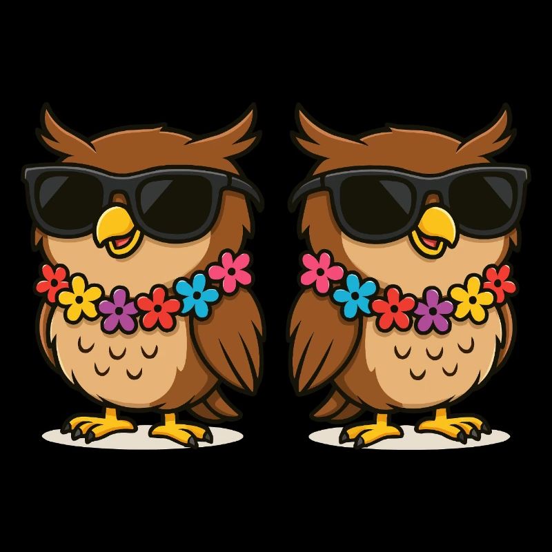 Collier de fleur de hibou 2