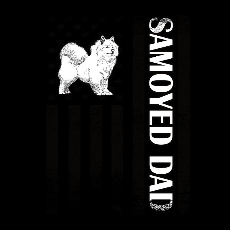 Samoyède Papa Samoyède Propriétaire Samoyède Amant