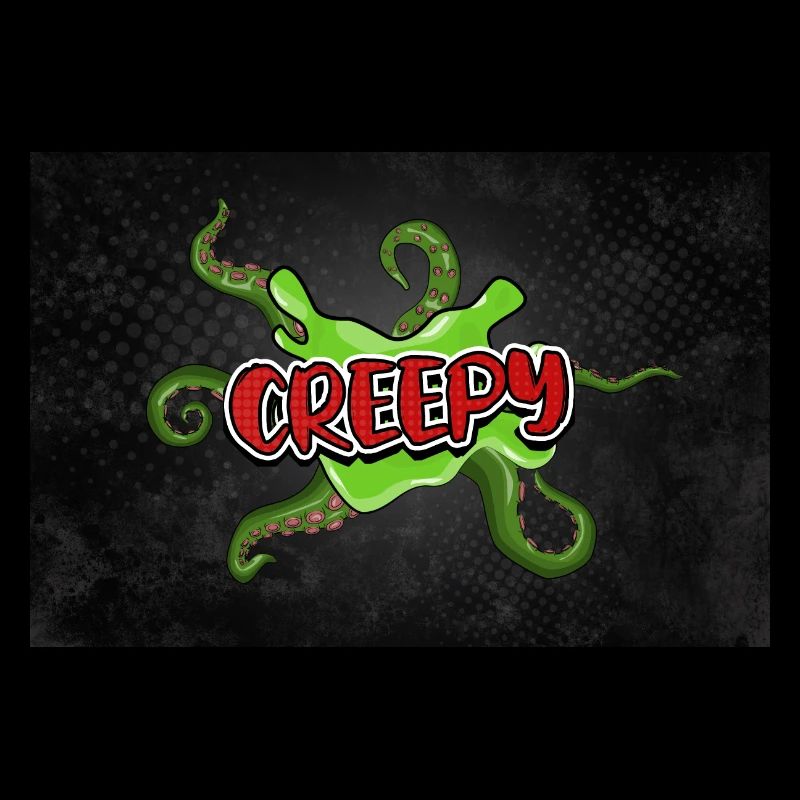Effrayant Halloween Style Graffiti Lettrage