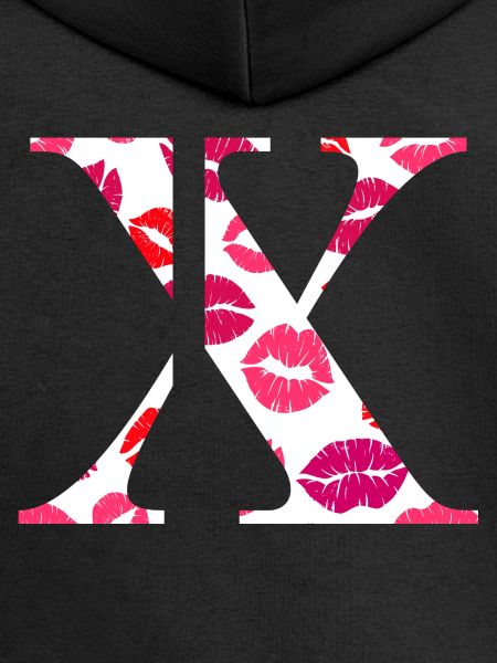 Letter x kisses